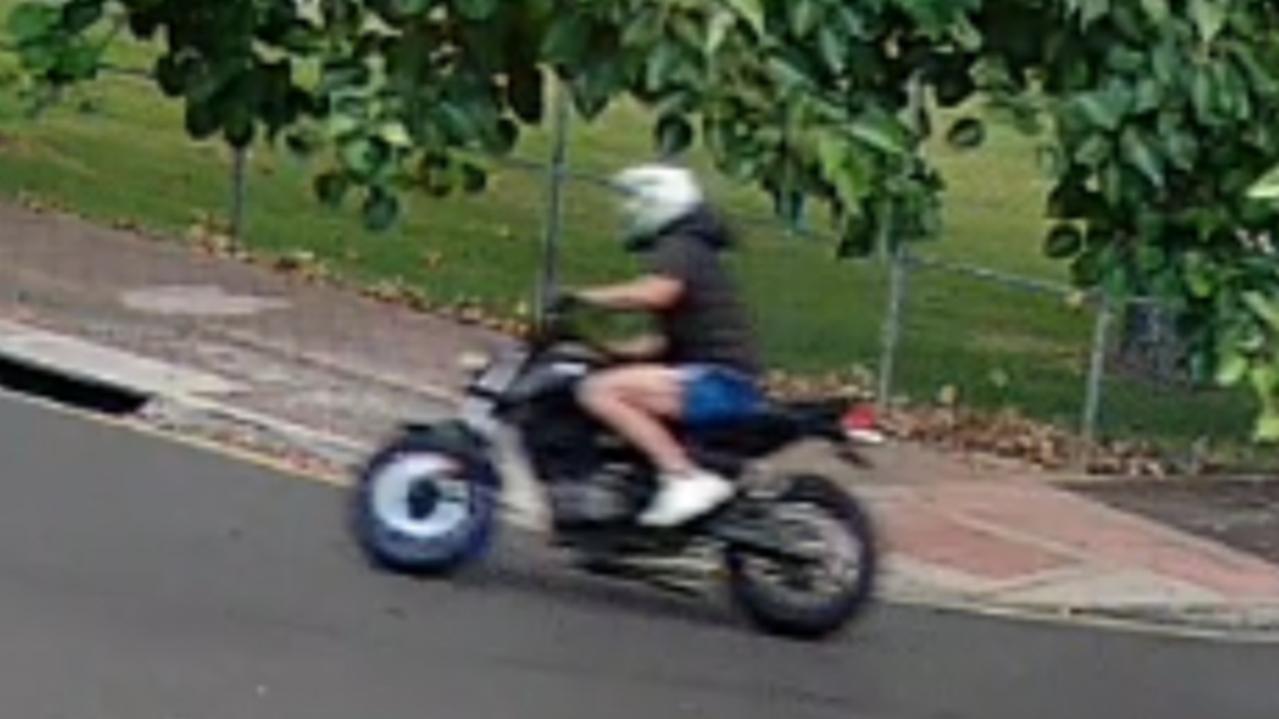 Police are looking for a motorcyclist believed to be involved in drive-by shooting in Prospect earlier this month. Pictures: SA Police