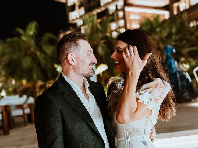 Stephanie Rice is engaged to her fiance Mark Lassey. Picture: Instagram