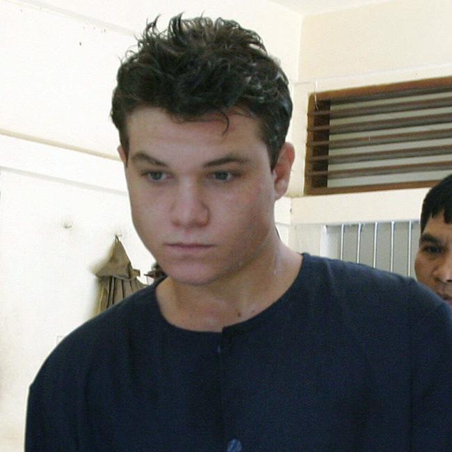 Scott Rush in custody in Bali in 2005