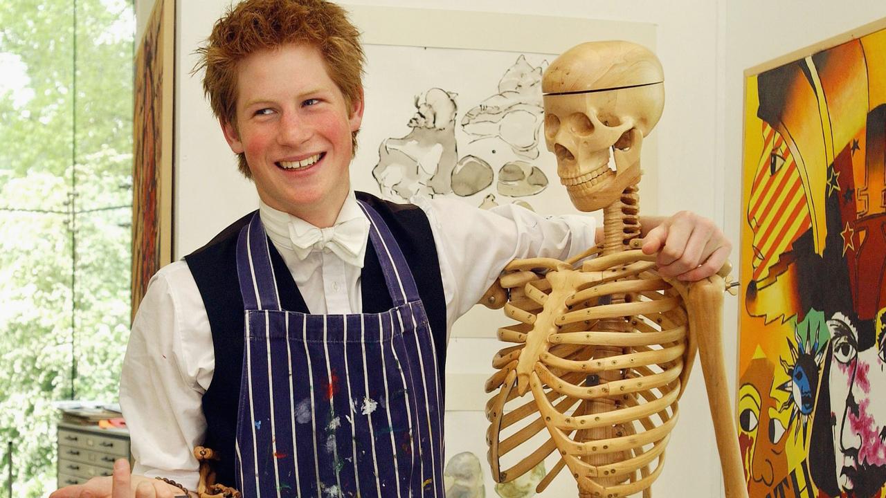 A young Prince Harry at Eton College’s Drawing School. Picture: Kirsty Wigglesworth-Pool/Getty Images