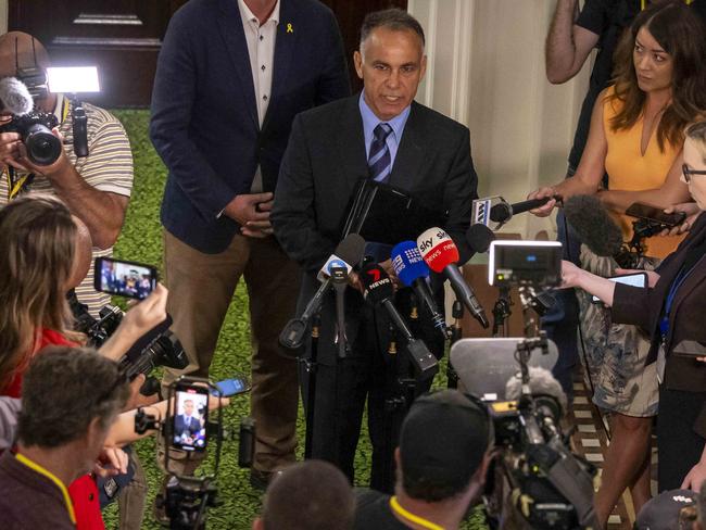 Liberal party members meeting to vote on the re appointment of Moira Deeming.Leader John Pesutto.Picture by Wayne Taylor 20th December 2024