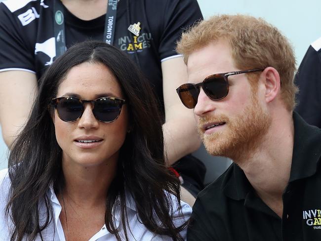 Speculation about Prince Harry and Meghan Markle’s engagement is rife after their first public appearance. Picture: Chris Jackson/Getty Images for the Invictus Games Foundation