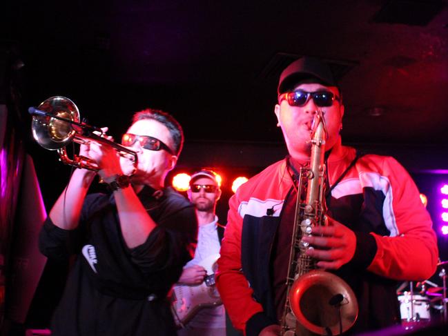 The band played a gig at the Pelly Bar in Frankston in December. Picture: NewsWire/Clareese Packer.