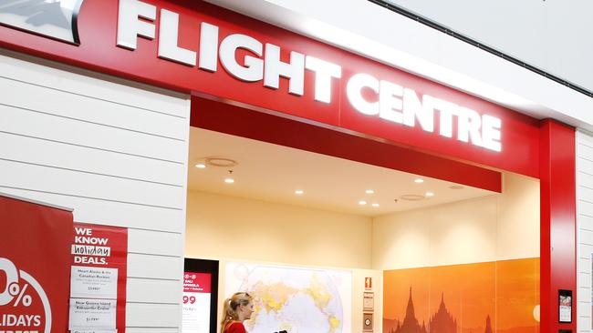 The loss is a complete contrast to Flight Centre’s 2019 financial performance – a $349.5 million profit. Picture: Josh Woning/ AAP