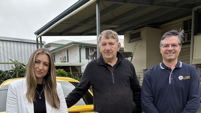 Minister for Youth Justice Laura Gerber was joined by local MP John Barounis and victims of youth crime at a media op in Maryborough on Wednesday, May 14.