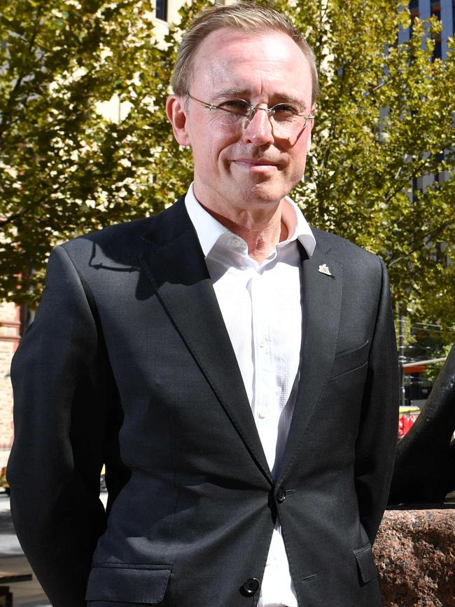 Adelaide Lord Major Martin Haese. Picture: AAP / Keryn Stevens