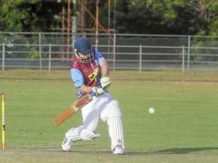 LAUNCH OFF: Brothers batsman Mick Summers drives during a Cleavers Mechanical Night Cricket Twenty20 clash  at McKittrick Park. Picture: Matthew Elkerton