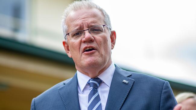 Prime Minister Scott Morrison has denied the allegations put forward in the statutory declarations. Picture: NCA NewsWire / Christian Gilles.