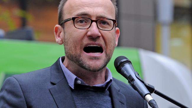 Adam Bandt has been savaged by Bill Shorten over his comments on Jim Molan. Picture; AAP/