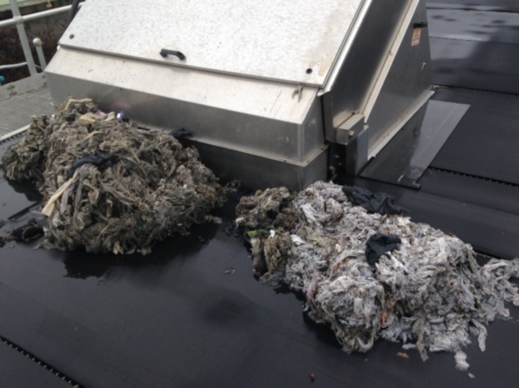 Flushing wipes can cause disgusting ‘fatbergs’ to form in sewer systems.