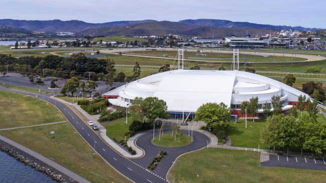 Wilkinson Point, including the Derwent Entertainment Centre, would be transformed under a masterplan by NBL owner Larry Kestelman.