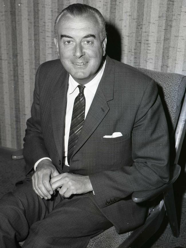 Federal Opposition Leader Gough Whitlam.