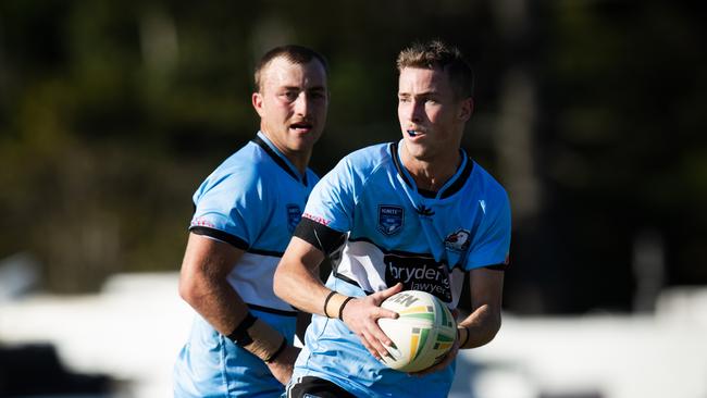 Ballina fought off Marist Brothers to prevail 22-18. Photo: Elise Derwin