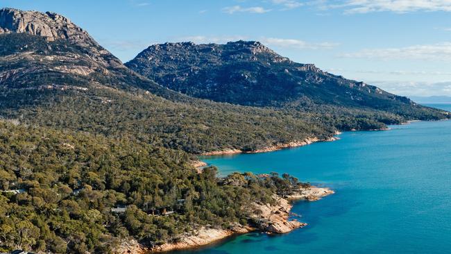 The revised plan has been developed with input from the community, the Parks and Wildlife Service, the Department of State Growth, Glamorgan Spring Bay Council, East Coast Tourism, the Freycinet Association Inc. and the Freycinet Destination Action Plan group. Freycinet Lodge, Coles Bay, Tasmania. Picture: SUPPLIED