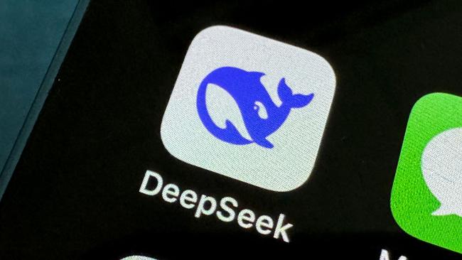 This photo illustration shows the DeepSeek app on a mobile phone in Beijing on January 27, 2025. Chinese firm DeepSeek's artificial intelligence chatbot has soared to the top of the Apple Store's download charts, stunning industry insiders and analysts with its ability to match its US competitors. (Photo by GREG BAKER / AFP)