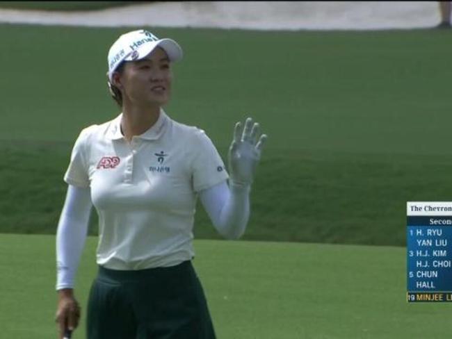 Lee in contention at opening major