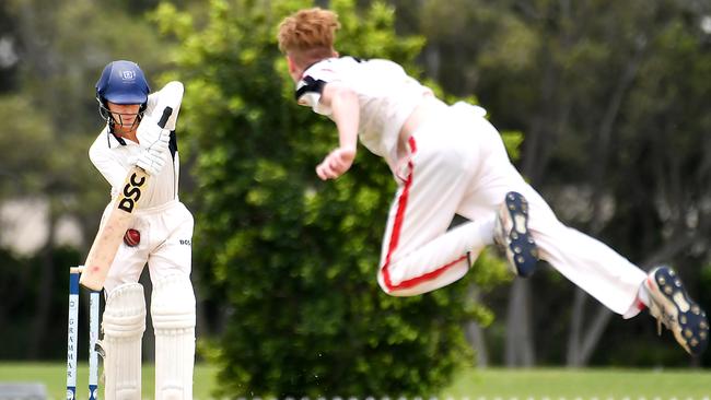 BGS batsman Sam Wallwork faces up to Terrace Picture, John Gass