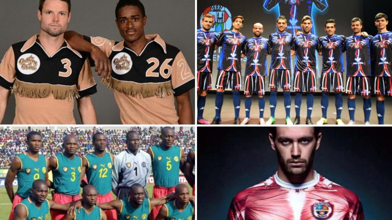 The best of the worst football kits of all time.