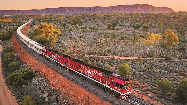 The Ghan. Picture: Andrew Gregory