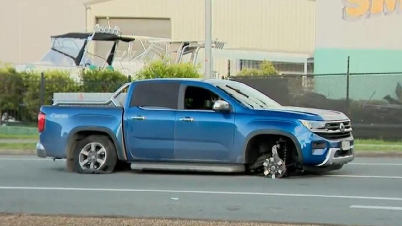 Three people have been charged following an hours-long standoff in Brisbane that led to an exclusion zone being set up. Picture: 9News