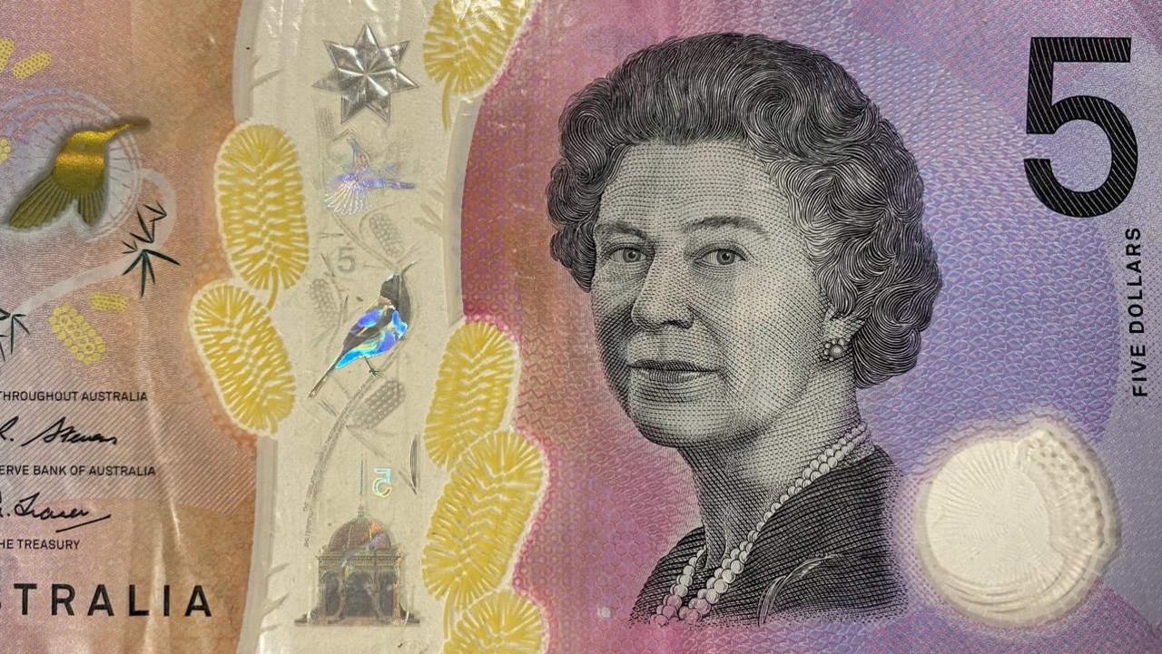 The monarch will no longer feature on Australia’s $5 note.