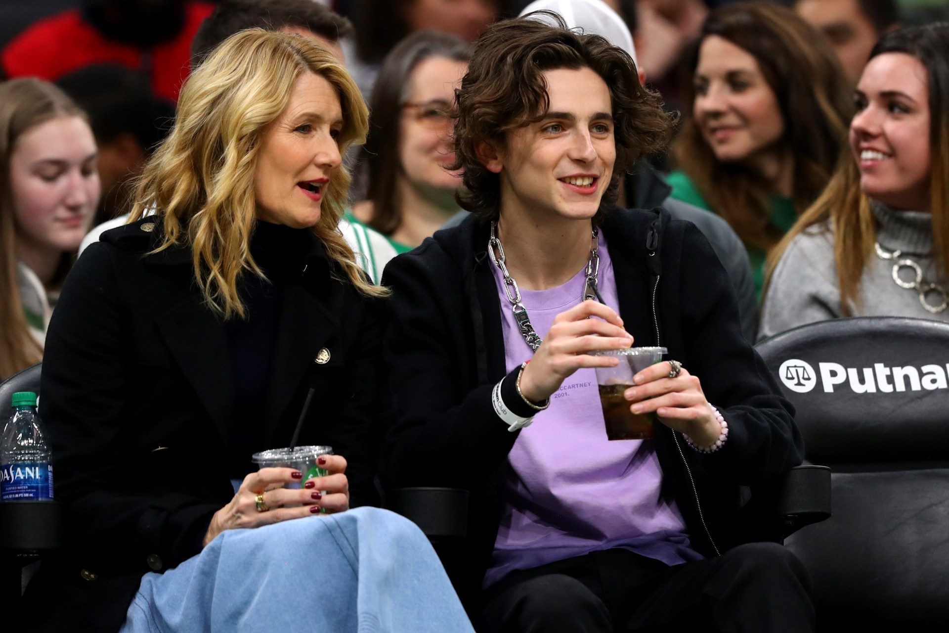 Celebrities Sitting Courtside at Basketball Games