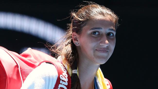 Jaimee Fourlis is back at the Australian Open. Picture: Wayne Ludbey