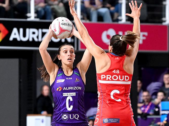Mi Mi’s workrate around the D has been impressive for Victoria. Picture: Bradley Kanaris/Getty Images