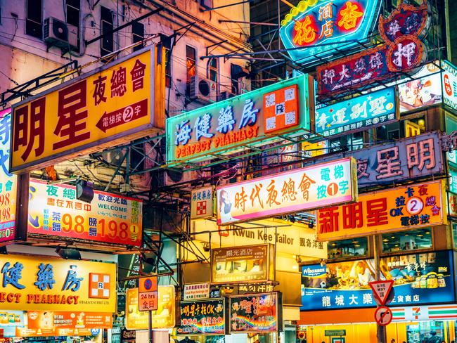 ESCAPE: Hongkong Street Scene in Kowloon, Hong Kong.  Picture: Istock  Picture: Istock