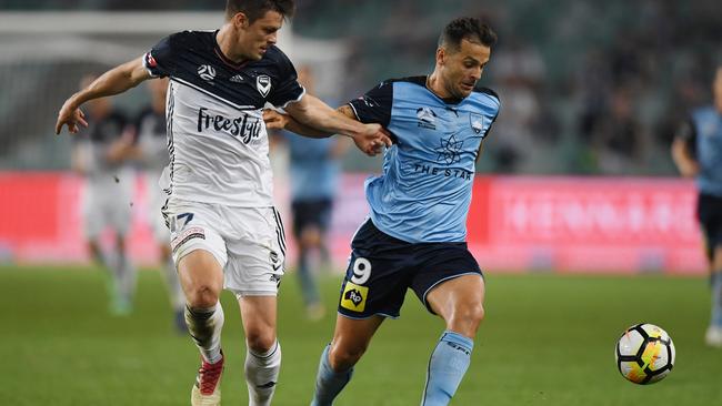Bobo won the Golden Boot in the 2017-18 A-League season. Picture: AAP
