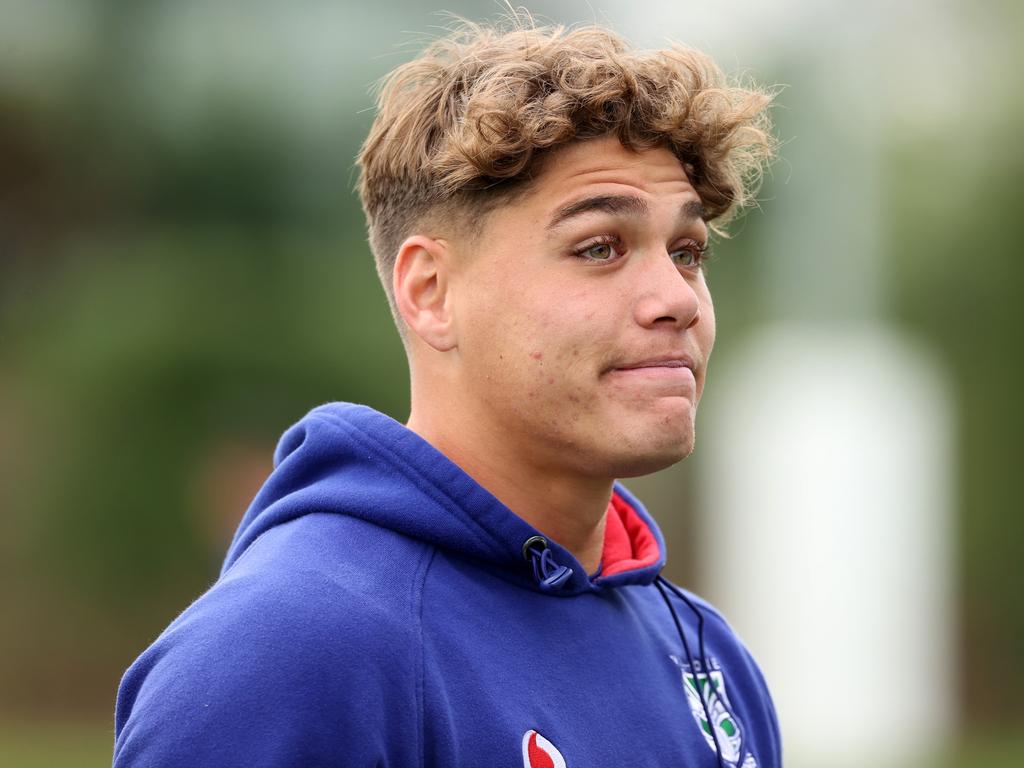 The New Zealand Warriors will be without Reece Walsh for the match at Mt Smart Stadium. Picture: Fiona Goodall/Getty Images