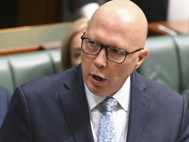 CANBERRA, Australia - NewsWire Photos - August 15, 2024: Leader of the Opposition Peter Dutton at Parliament House in Canberra. Picture: NewsWire / Martin Ollman