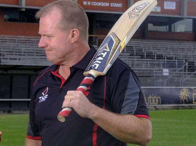 Essendon Cricket Club president Simon Tobin at Windy Hill. Photo Luis Enrique Ascui