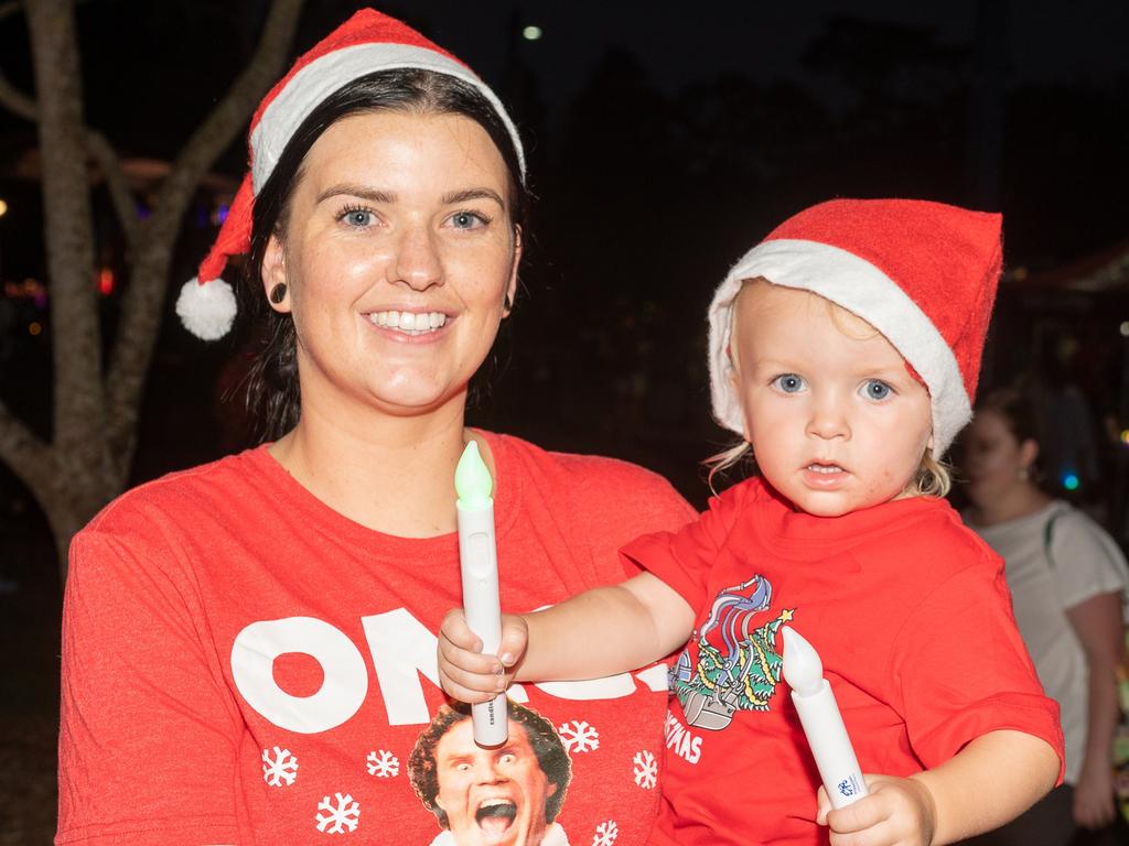 Niki Williams and Watson Tatterson at Carols in the Gardens, Mackay Regional Botanic Gardens, Saturday 2 December 2023 Picture:Michaela Harlow