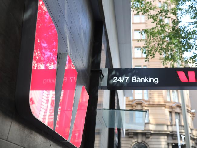 SYDNEY, AUSTRALIA - NewsWire Photos MARCH 26, 2021 - A generic photograph of the Westpac branch located on Hunter Street in Sydney.Picture: NCA NewsWire / Christian Gilles