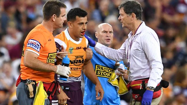 Jordan Kahu has suffered a suspected broken jaw.