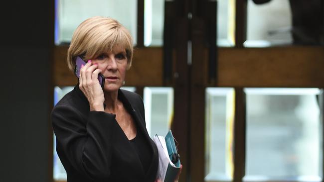 Foreign Minister Julie Bishop says the spy agency welcomes people from diverse backgrounds. Picture: AAP Image/Lukas Coch