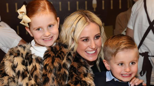 Oliver Curtis and Roxy Jacenko’s two children Pixie and Hunter are child influencers who are represented by her Ministry of Talent agency. Picture: Damian Shaw