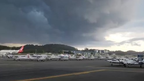 Storm at the Gold Coast on January 16, 2025. Photo: supplied.