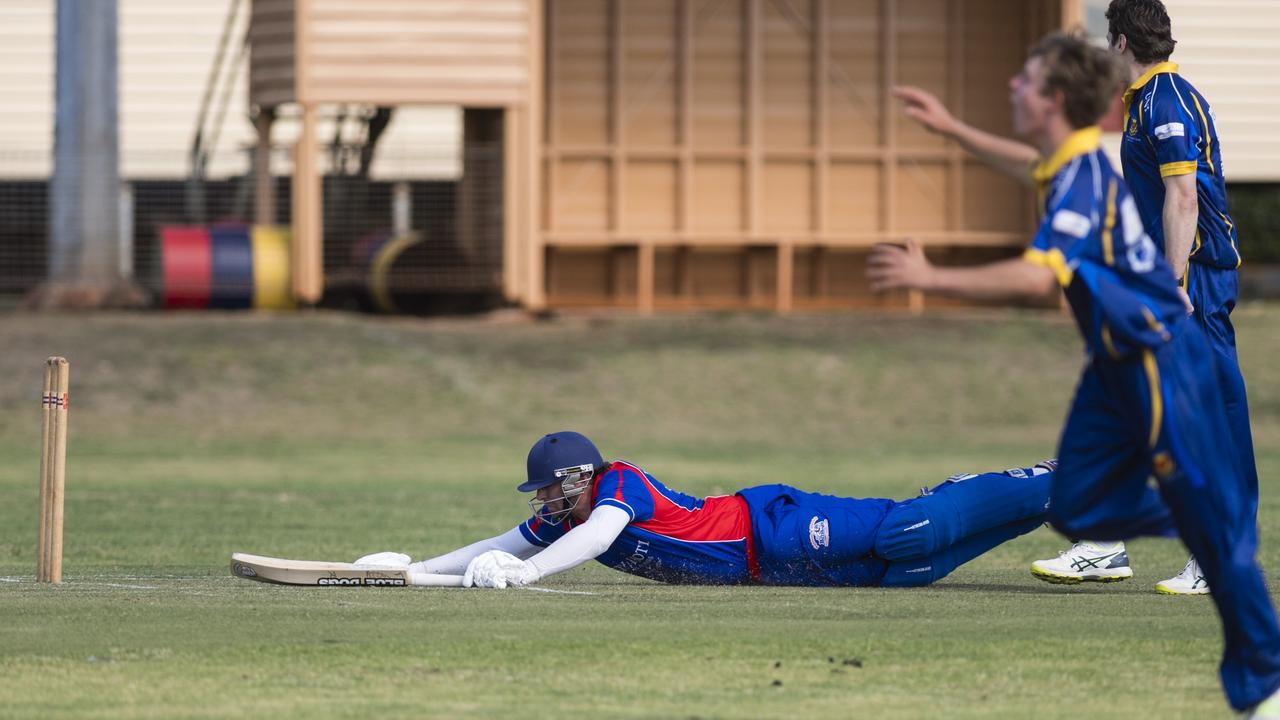 Ben Anderson safe for Highfields against University. Picture: Kevin Farmer