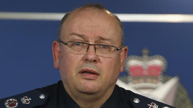 Victoria Police Chief Commissioner Graham Ashton. Picture: Darrian Traynor