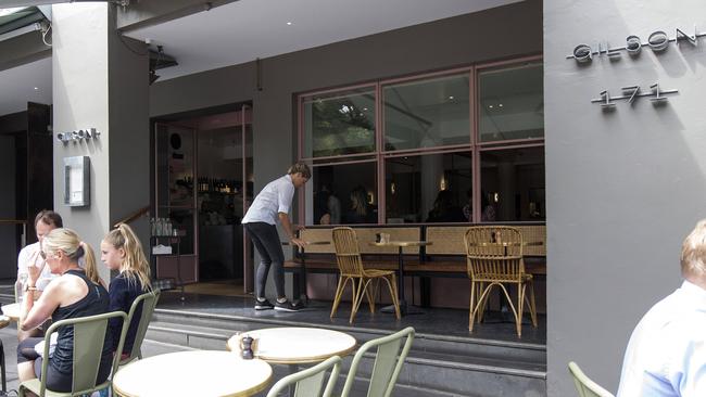 Operators of South Yarra’s Gilson restaurant have been fined hundreds of thousands of dollars for underpaying staff. Picture: Sarah Matray.