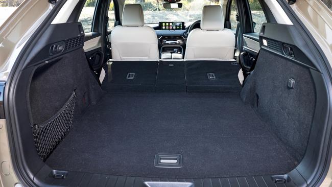 The five-seat CX-60 has a spacious boot. Picture: Supplied