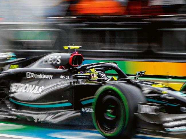 EMBARGO FOR WISH 01 MAR 2024. FEE MAY APPLY.  Formel 1 - Mercedes-AMG PETRONAS F1 Team, GroÃÅ¸er Preis von Australien 2023. Lewis Hamilton Formula One - Mercedes-AMG PETRONAS F1 Team, 2023 Australian GP. Lewis Hamilton