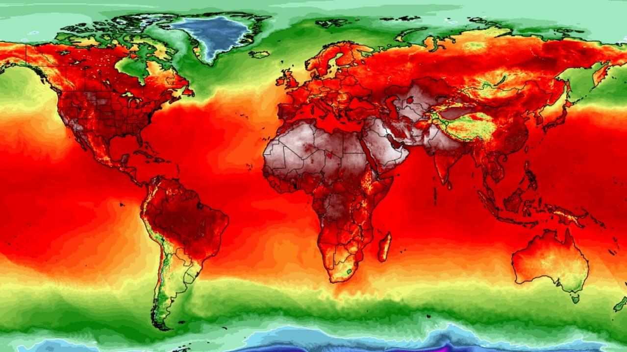 Sydney weather Global heat map shows recordbreaking heat across the