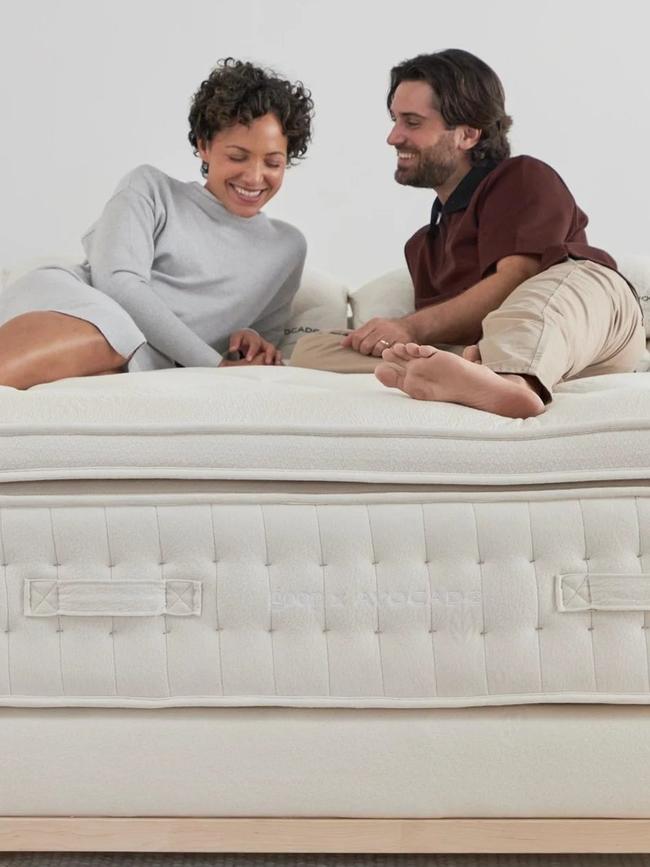 Look at how happy a $53k sleep could make you! Picture: Goop