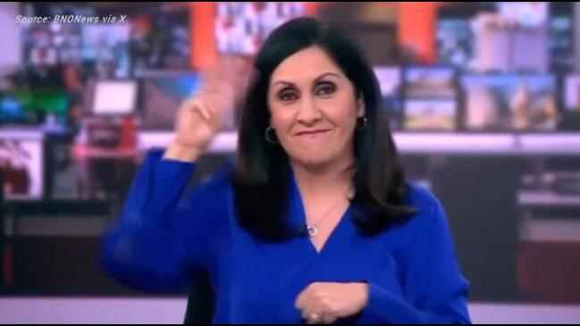 BBC releases full video of presenter's middle finger gaffe