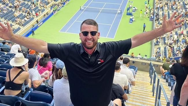 Prominent Gold Coast tennis coach Ryan Kebblewhite from KDV Sport was arrested by detectives on Sunday. Source: Instagram.