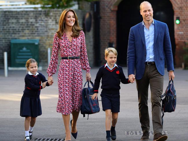 Even while the family is in lockdown, the TV is not on all day in the home of William and Kate. Picture: Aaron Chown/AFP