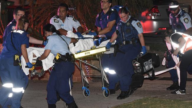 Emergency services work on Khondkar Fariha Elahi. Picture: Gordon McComiskie